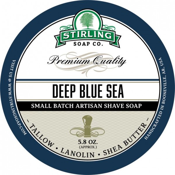 Stirling Soap Company - Rasierseife Deep Blue Sea 170 ml