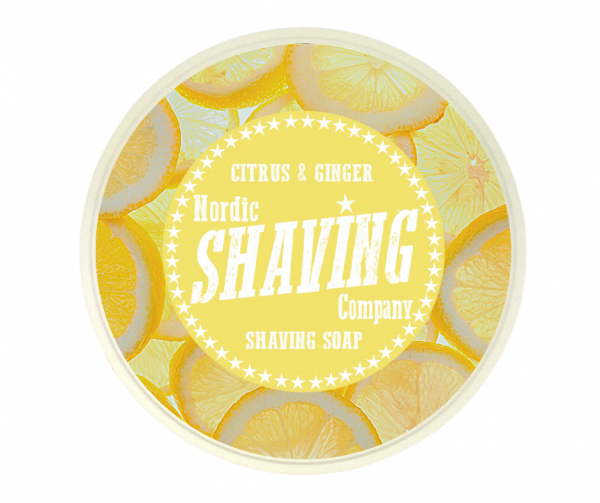 Nordic Shaving Rasierseife 140g - Duft: Citrus &amp; Ginger