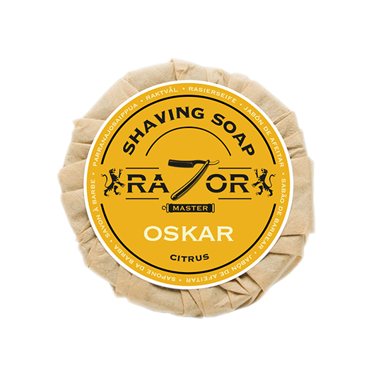 Razor Master Rasierseife 80g Duft: OSKAR (Citrus)