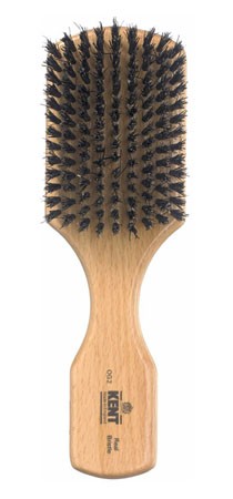 Kent Haarbürste OG2 handbearbeitet, mit schwarzen Naturborsten