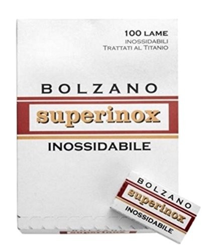 Rasierklingen Bolzano superinox 100 Stk (=20 Pkg)