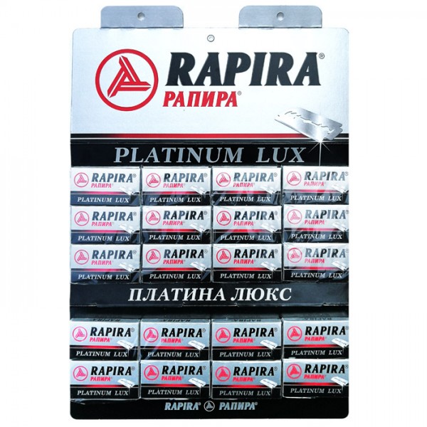 Rasierklingen Rapira Platinum Lux 100 Klingen (=20 Pkg)