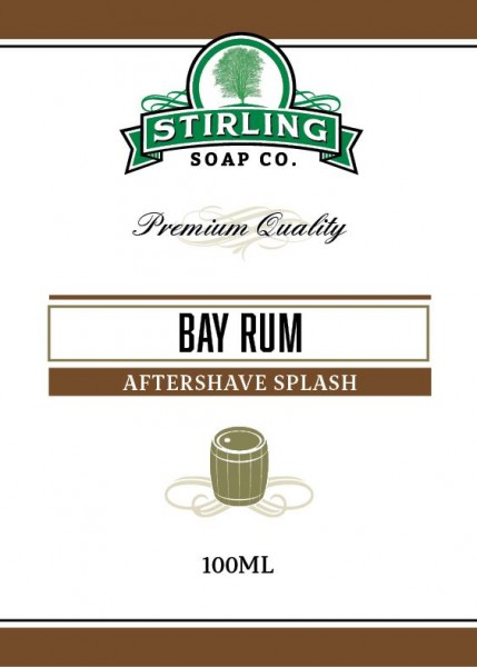 Stirling Soap Company - Aftershave Splash Bay Rum 100 ml