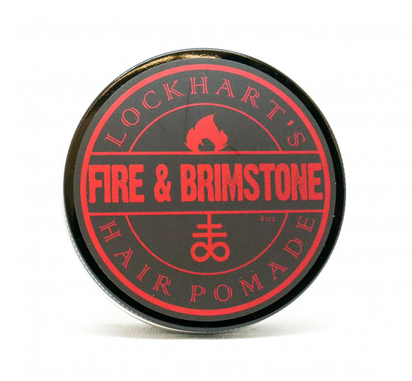 Lockharts Medium Hold oilbased FIRE&amp;BRIMSTONE Pomade 114g