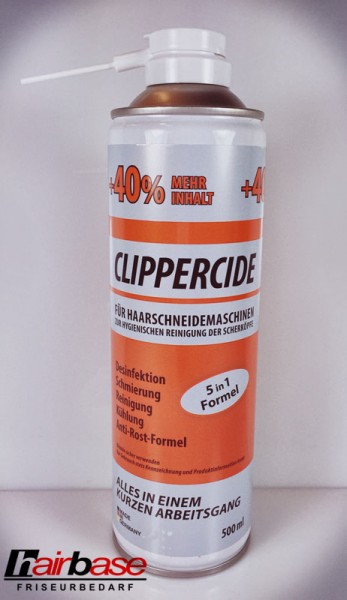 CLIPPERCIDE 5in1 Desinfektions-Pflege Spray für Scherköpfe 500 ml