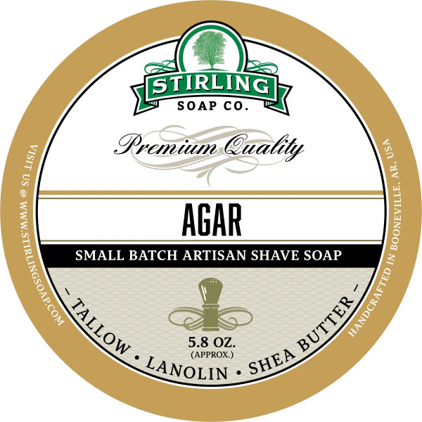 Stirling Soap Company - Rasierseife Agar 170 ml