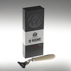 Kent Mach3 Rasierer BK mit hellem Griff