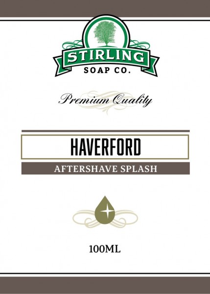 Stirling Soap Company - Aftershave Splash Haverford 100 ml