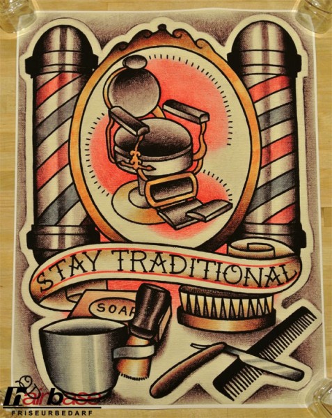 Parlor Tattoo Print - Motiv: Stay Traditional - 33x43cm