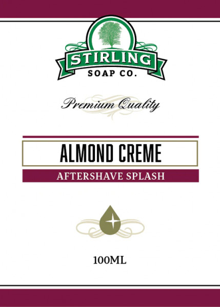 Stirling Soap Company - Aftershave Splash Almond Creme 100 ml