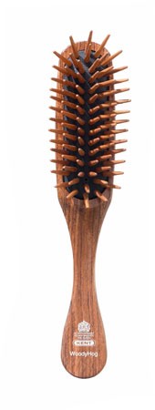 Kent Woodyhog Holzbürste mit Holzstifte und Luftkissen aus Palisanderholz